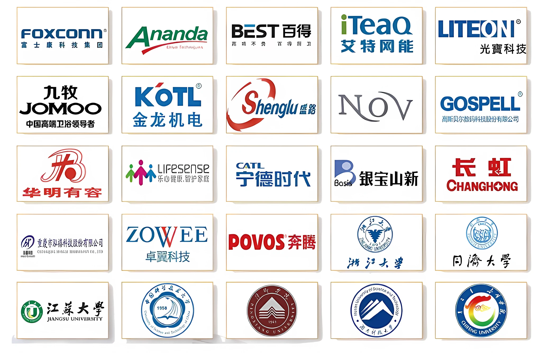 Tianzhao customer and partner references