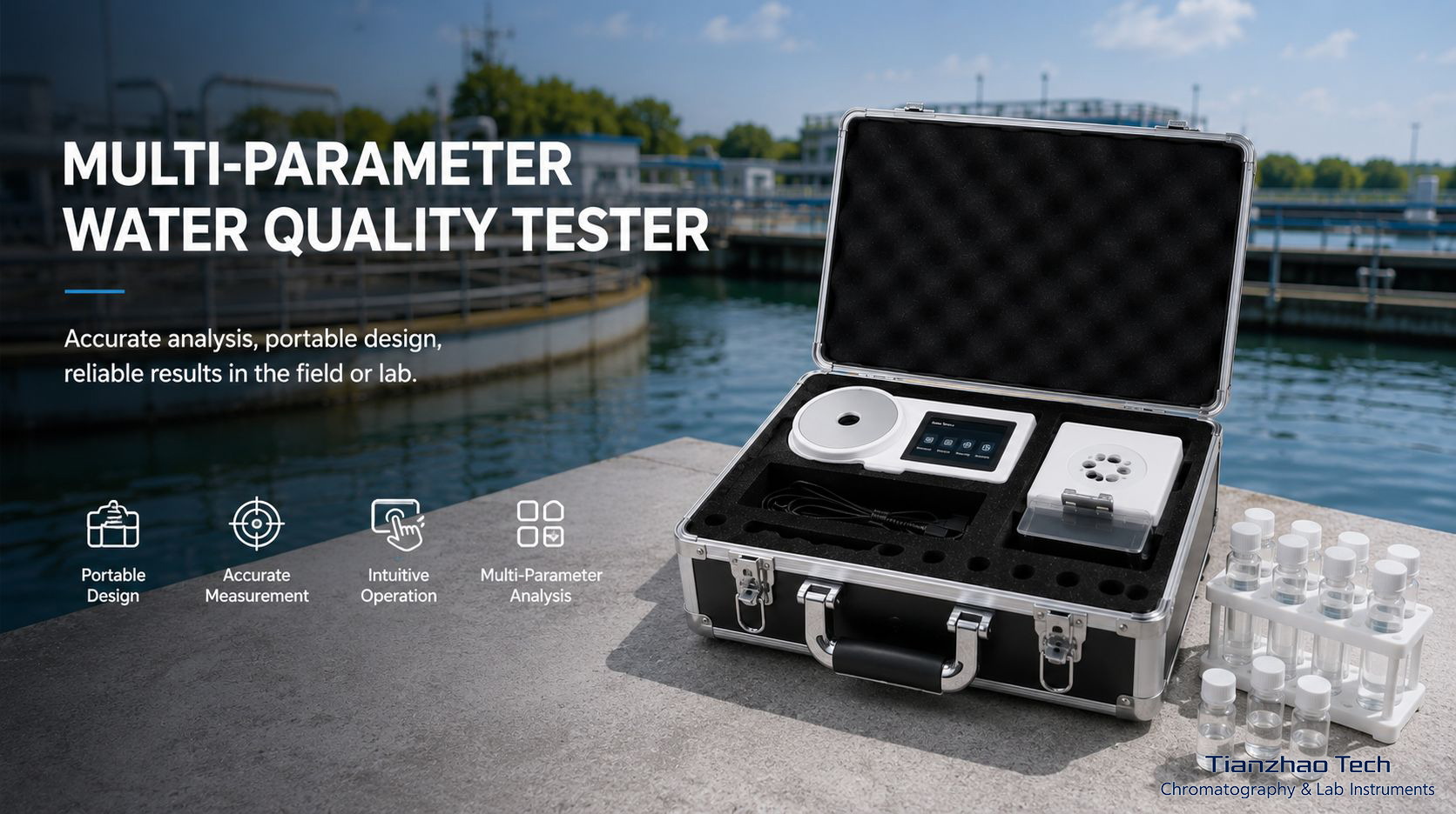 Portable Water Quality Analyzer view 2